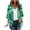 Army Green, variant on Tauxra Women's Sun Protection Cardigans for Women Lightweight Casual Open Front Shrugs 3/4 Sleeve Print Chiffon Tops, Polyester Fashion Cover Up for Daily Wear