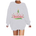 thumbnail image 2 of Futezty Christmas Sweatshirts for Women Novelty Funny Xmas Graphic Pullover Shirts Cute Crewneck Holidays Tops, 2 of 5
