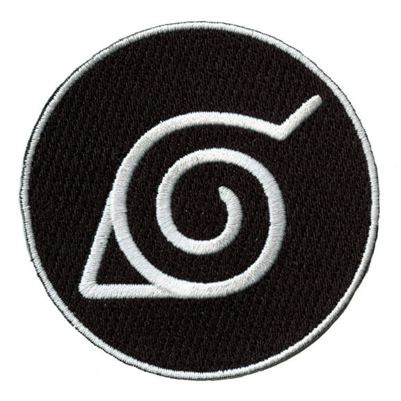 Naruto Leaf Village Round Symbol Embroidered Patch