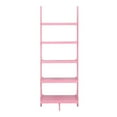 thumbnail image 3 of Ladder Bookshelf - 5 Tier Display Shelf - Pine & Veneer Bookcase, 3 of 4