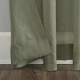 thumbnail image 4 of No. 918 Erica Crushed Voile Sheer Grommet Curtain Panel, 51"x84", Willow, 4 of 6