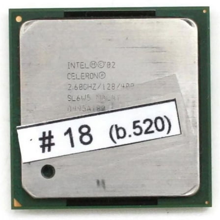 Cpu intel celeron 2.60ghz/128/400 sl6w5