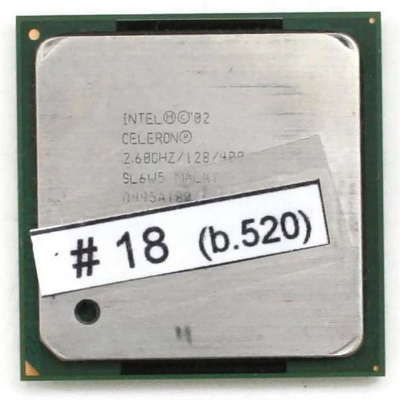 Cpu intel celeron 2.60ghz/128/400 sl6w5