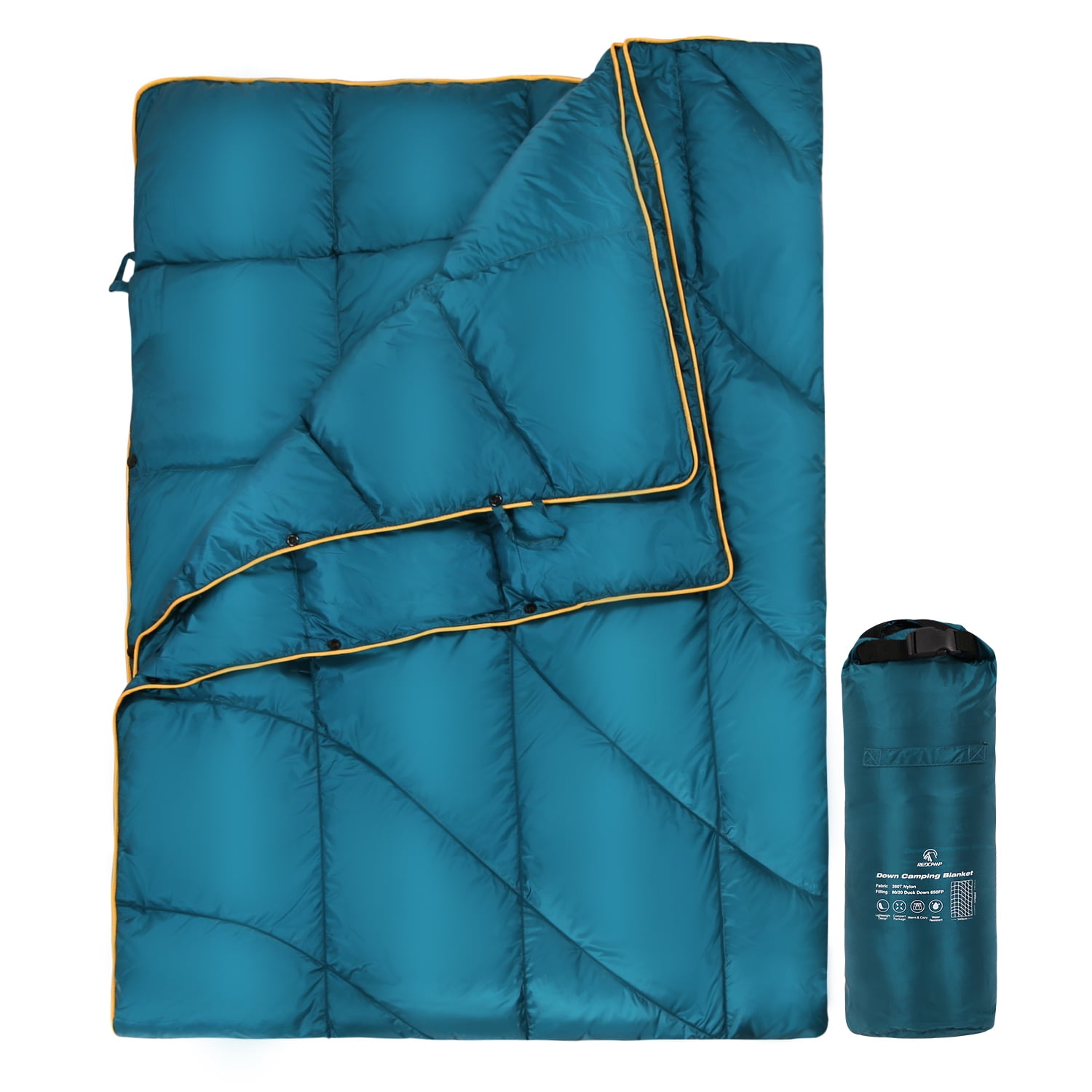 REDCAMP 650 Fill Power Down Blanket For Camping