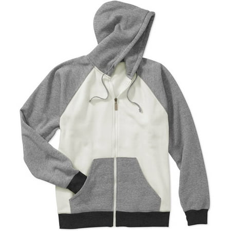 Men's Long Sleeve Raglan Zip Up Fleece H
