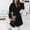 Black, variant on Autumn And Winter 2022 New Long Sleeve Strap Cardigan Woolen Coat Wool Fashion Coat 1950's Coats for Women Woman Wool Long Coat Hiking Toe Winter Jackets Women Wool Fitted Wool Coat Extra Long Jacket