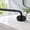 Black, variant on 2 Pack Magnetic Curtain Rods for Doors, Adjustable 18-30 Inch Metal Curtain Rods, 3/8" Diameter Black Curtain Rods for French Doors and Windows