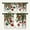 Christmas 05, variant on Christmas Kitchen Curtains 36 Inch Length,White Christmas Curtain for Kitchen 3 Piece Set, Kitchens Window Curtains and Valances Over Sink for Kitchens Decoration Cortina de cocina de Navidad