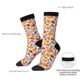 thumbnail image 4 of Pofeuu Colorful Maple Leaves Print Crew Socks, Adult Running Hiking Socks for Youth and Adult, 4 of 6
