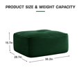 thumbnail image 6 of Ottoman Corduroy, No Assembly Required (Green), 6 of 6