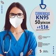 thumbnail image 4 of Cubrebocas Kn95 Certificado Precio Mayoreo 50 Piezas Iusa N95, 4 of 5