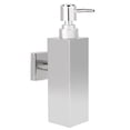 thumbnail image 3 of Wall Mounted Stainless Steel Square Manual Hand Liquid Soap Lotion Dispenser for Home Bathroom, 3 of 12