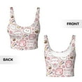 thumbnail image 6 of Goofa Cute Rabbit Printed Sports Bras for Women, High Impact Running Bra Workout Crop Tank Tops Longline Sports Bra Push up-Medium, 6 of 9