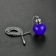 thumbnail image 5 of Uxcell Ceiling Fan Pull Chain Light Lighting Accessories Extension Ice Cracked Crystal Ball Pendant Blue, 5 of 6