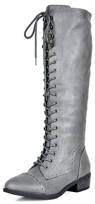 DREAM PAIRS Womens Knee High Riding Boots