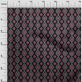 thumbnail image 2 of oneOone Silk Tabby Fabric Diamond & Swirl Ikat Decor Fabric Printed BTY 42 Inch Wide, 2 of 4