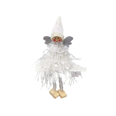 

Zpjjj4#867 Christmas Decoration Sitting Posture Hanging Leg Angel Doll Pendant Christmas Tree Little Angel Pendant Gift Penda