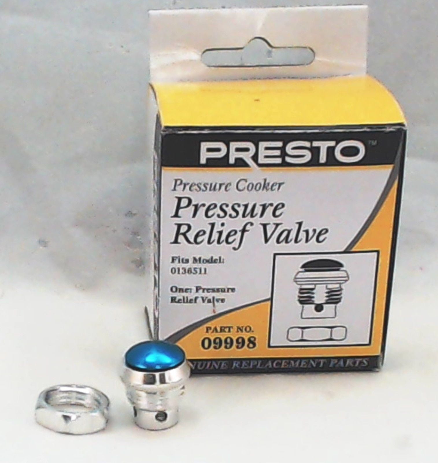 Presto Pressure Cooker Pressure Relief Valve, 09998