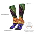 thumbnail image 6 of Fotbe Multicolored Beautiful Flower1 print Women's Men's Novelty Crew Socks Cotton Socks Knee High Socks for Walking,Running,Nurses,Pregnancy, 6 of 8