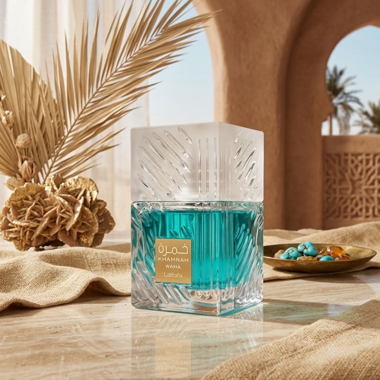 Lattafa Unisex Khamrah Waha EDP Spray 3.4 oz Fragrances