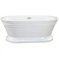 thumbnail image 2 of Altair Design Solace 67" x 31" Freestanding Soaking Acrylic Bathtub, 2 of 14
