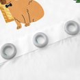 thumbnail image 5 of Erosebridal Cute Capybara Curtains & Drapes Funny Capybara Curtains, Rainbow Letters Blackout Curtains ABC Alphabet Living Room Curtains, Colorful Window Curtains Bedroom Decor, 5 of 5