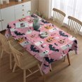 thumbnail image 2 of Cute Pumpkin Ghost Halloween Pattern Rectangle Tablecloth 60"x84",Waterproof Polyester Rectangle Table Cloth, Wipeable Spillproof Polyester Tablecloth for Dining, Camping, Indoor and Outdoor, 2 of 5