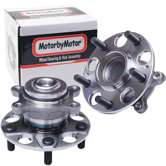 Rear Wheel Bearing Hub Assembly Fits for 2006-2011 Acura CSX, 2006-2011 Honda Civic Wheel Hub w/5 Lugs, w/ABS-512256 (Set of 2)
