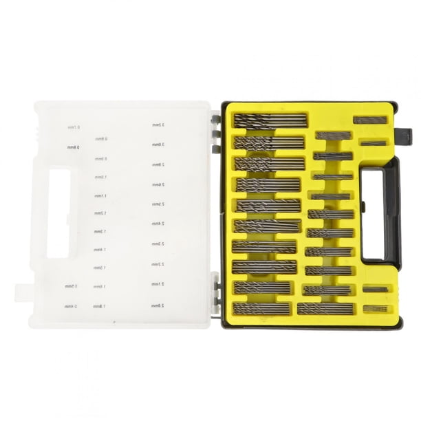 Juego de 150 brocas espirales para abridor de agujeros en miniatura, accesorio de hardware, acero de alta velocidad, 0,4-3,2 mm