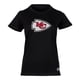 thumbnail image 1 of NFL Playera Aficionado Básica Kansas City Chiefs Negro para Mujer, Talla Chica, 1 of 5