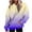 Yellow B, variant on Ashirexll Zip Up Hoodie Womens Hoodies Pullover Winter Tops Womens Long Sleeve Tops Casual Gradient Print Hooded Sweatshirt Long Sleeve Pocket Fall Winter Top