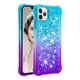 thumbnail image 2 of Funda para iPhone 11 PRO Transparente con Brillos Carcasa Protectora Antigolpes con Glitter Brillante, 2 of 5
