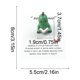 thumbnail image 3 of Tarjeta de bolsillo inglesa de resina de dinosaurio verde regalo • 1 tarjeta de cartera de plástico verde con tarjeta de felicitación • 3,54x2,36 en recuerdo sentimental para fiestas y cumpleaños, 3 of 6