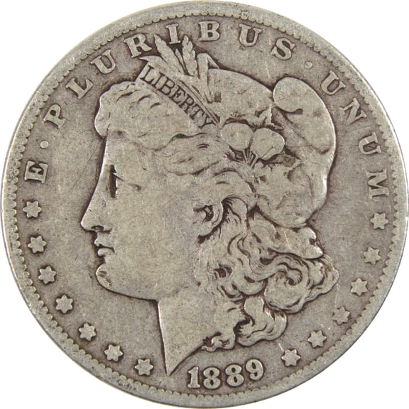 1889 Morgan Dollar VG Very Good Silver $1 Coin