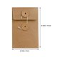 thumbnail image 3 of GOOHOCHY 5 sobres de papel kraft con cierre de botón y cordón, estilo retro, hechos a mano, para guardar documentos, tarjetas de felicitación e invitaciones., 3 of 8