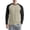 Beige, variant on WTOBBY Men's Round Neck Color Block Raglan Long Sleeve T-Shirt Top Contrast Casual Shirt for Everyday Wear and Stylish Outfits,Beige L