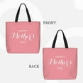 thumbnail image 2 of Wukai Happy Mother's Day Print Reusable Grocery Bag Shopping Bags with Zipper Shoulder Shopping Handle Bag Suitable for Outdoor Convenient Daily Bag, 2 of 8