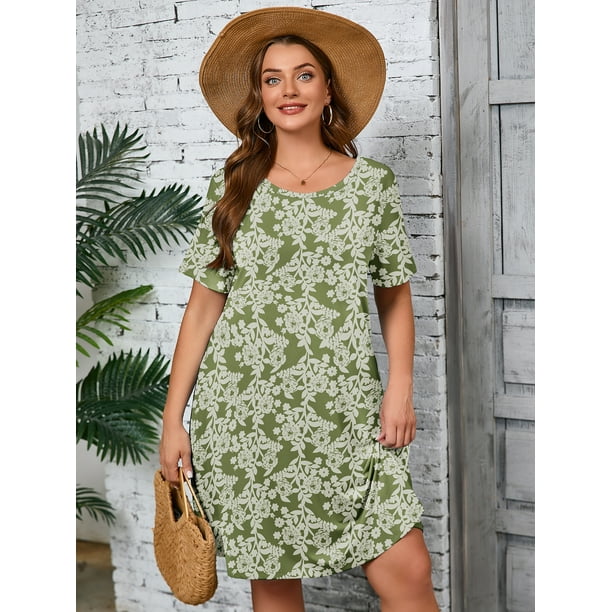 3x midi dress Agnes Orinda Women's Plus Size Dresses Button Notch V Neck Rolled Sleeve Elastic Waist Casual Midi Dress with Pocket 3X Navy Blue, Size: 3XL