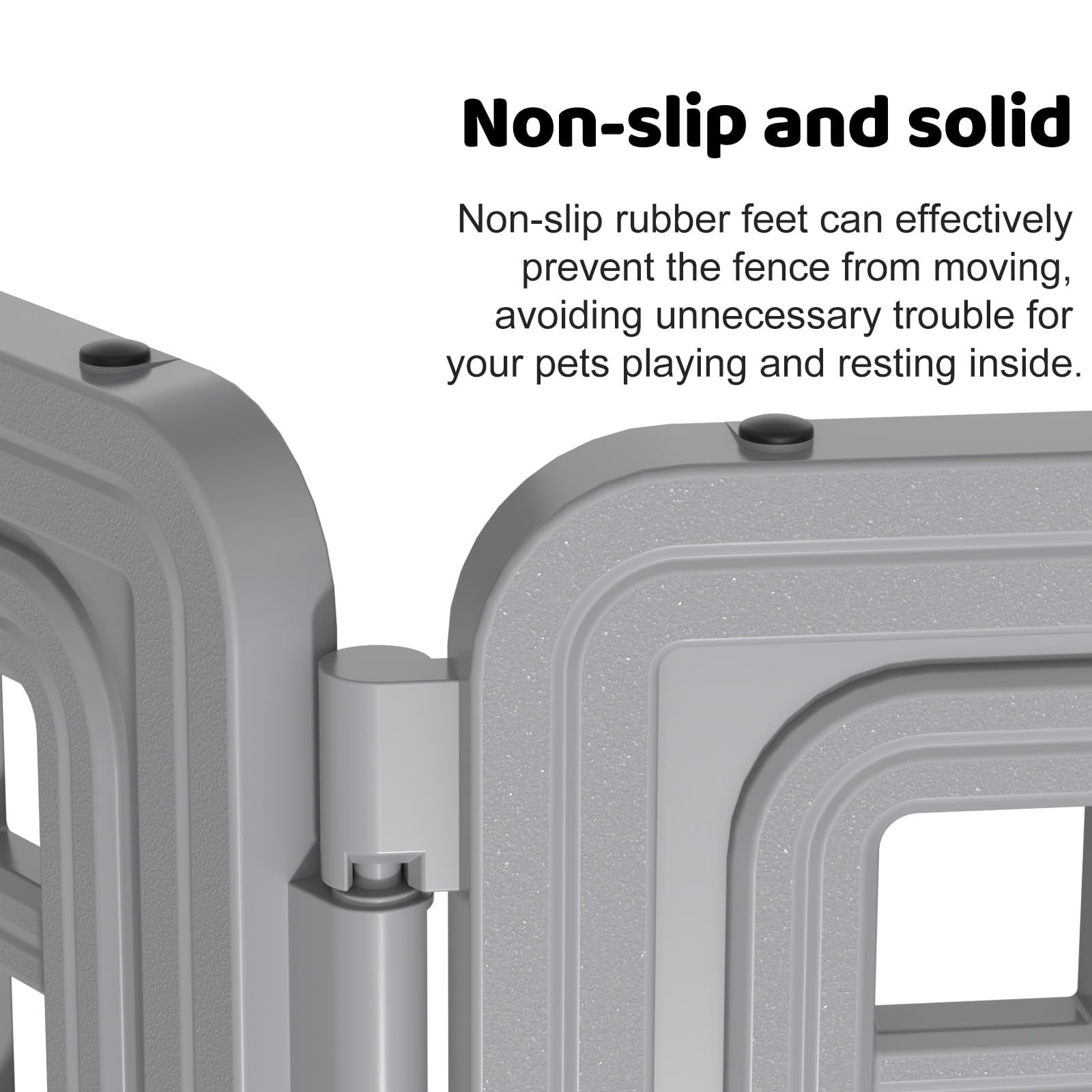 6-Panel Pet Playpen for Dogs & Cats - Indoor/Outdoor Safety Gate with Door, Portable Metal Puppy Fence - Easy to Clean & Assemble, Secure Kennel for Small Animals