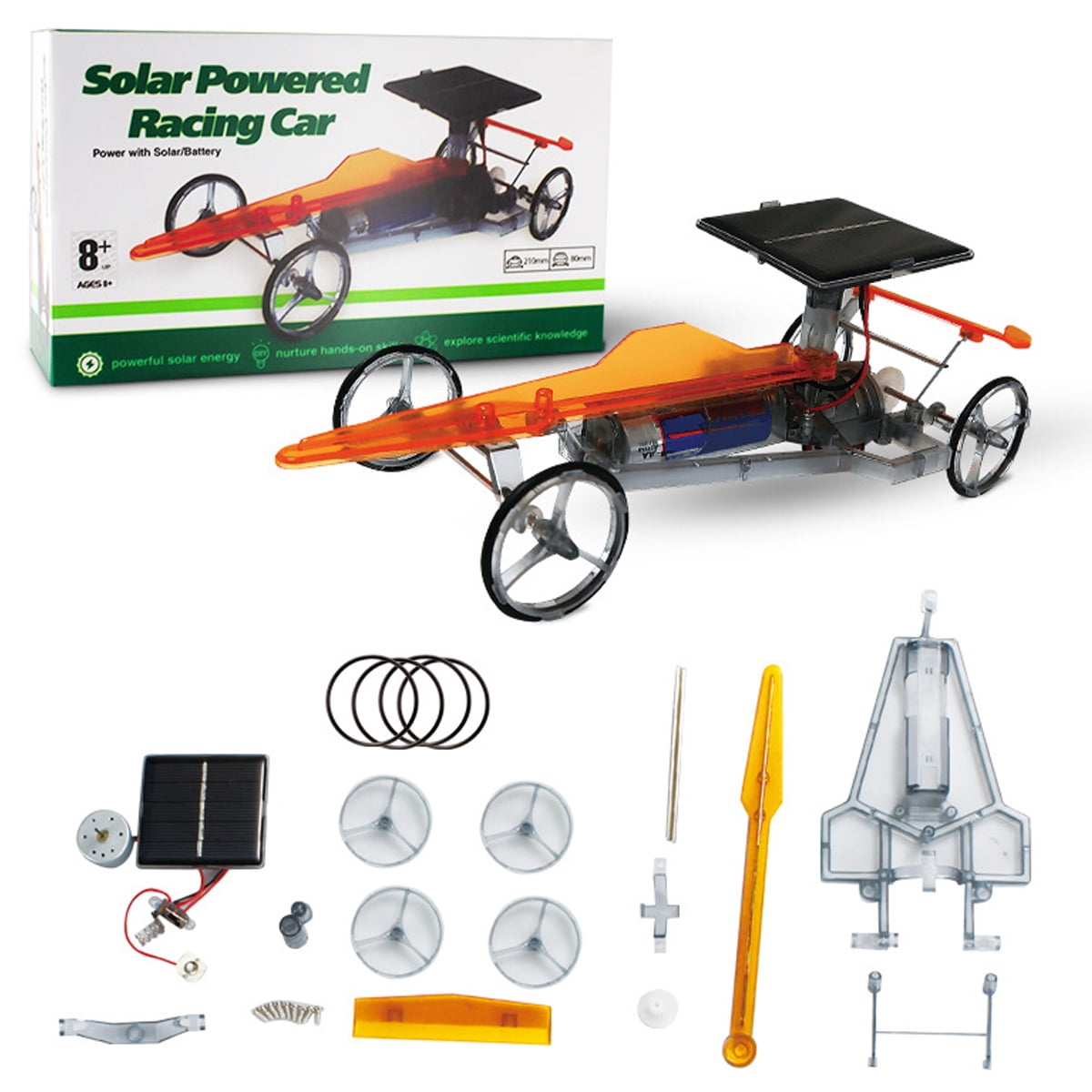 Buy Solar Car Kit STEM Projects Model Kit for Kids DIY Building Science