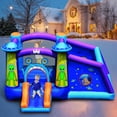 thumbnail image 3 of Gymax Inflatable Bouncer Alien Bounce HouseKids Jump Slide Ball Pit w/ 480W Blower, 3 of 10