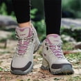 thumbnail image 6 of YOURDIARY Womens Mens Ankle-High Waterproof Hiking Boots Outdoor Lightweight Hiking Shoes Trekking Trails, 6 of 8