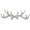 Antique White, variant on Comfify Coat Hook Rack, Wall-Mounted, Cast Iron, Deer Antlers Design, Antique White