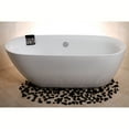 thumbnail image 2 of Kingston Brass VTDE713321 71" Acrylic Oval Double Ended Freestanding Tub with Drain, Glossy White, 2 of 10