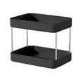 thumbnail image 1 of Organizador de estantes de mesa de 2 niveles, organizador multifunción para despensa, especias de cocina, estante de baño, organizador de estantes de mesa (negro), 1 of 6