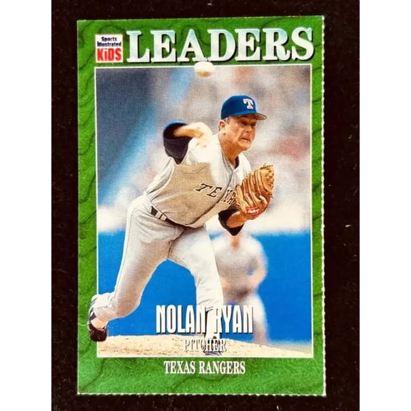 Nolan Ryan Texas Rangers 1997 Sports Illustrated for Kids card