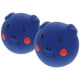 thumbnail image 1 of KAKOWELY 2 juguetes para morder perros con forma de cabeza de cerdo de dibujos animados, juguetes para masticar perros, juguetes molares para perros, 1 of 4