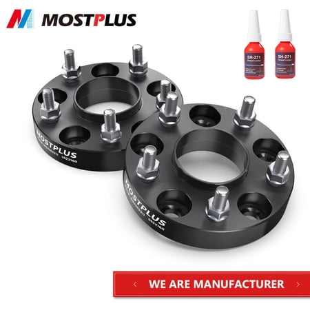 MOSTPLUS 2PCS 25mm 5x4.5 (5x114.3mm) Wheel Spacers for Infiniti G35 G37 Nissan 350Z 370Z