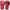 Red/Black, variant on Ringside Gel Shock Safety Sparring Boxing Gloves, 16 oz., Black/Gray