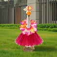 thumbnail image 6 of kladzum Porch Decor Porch Goose Outfits Hawaiian Grass Skirt Big White Gooses Festival Set Decoration Sculpture Decoration, 6 of 9